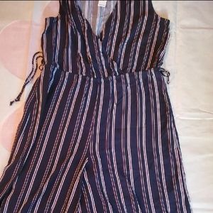 Striped jumpsuit